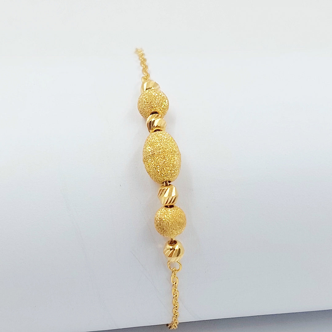 21K اسوارة طابات-مجوهرات الشيخ سعيد-Saeed Jewelry 