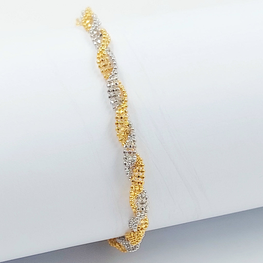 21K اسوارة فانسي-مجوهرات الشيخ سعيد-Saeed Jewelry 