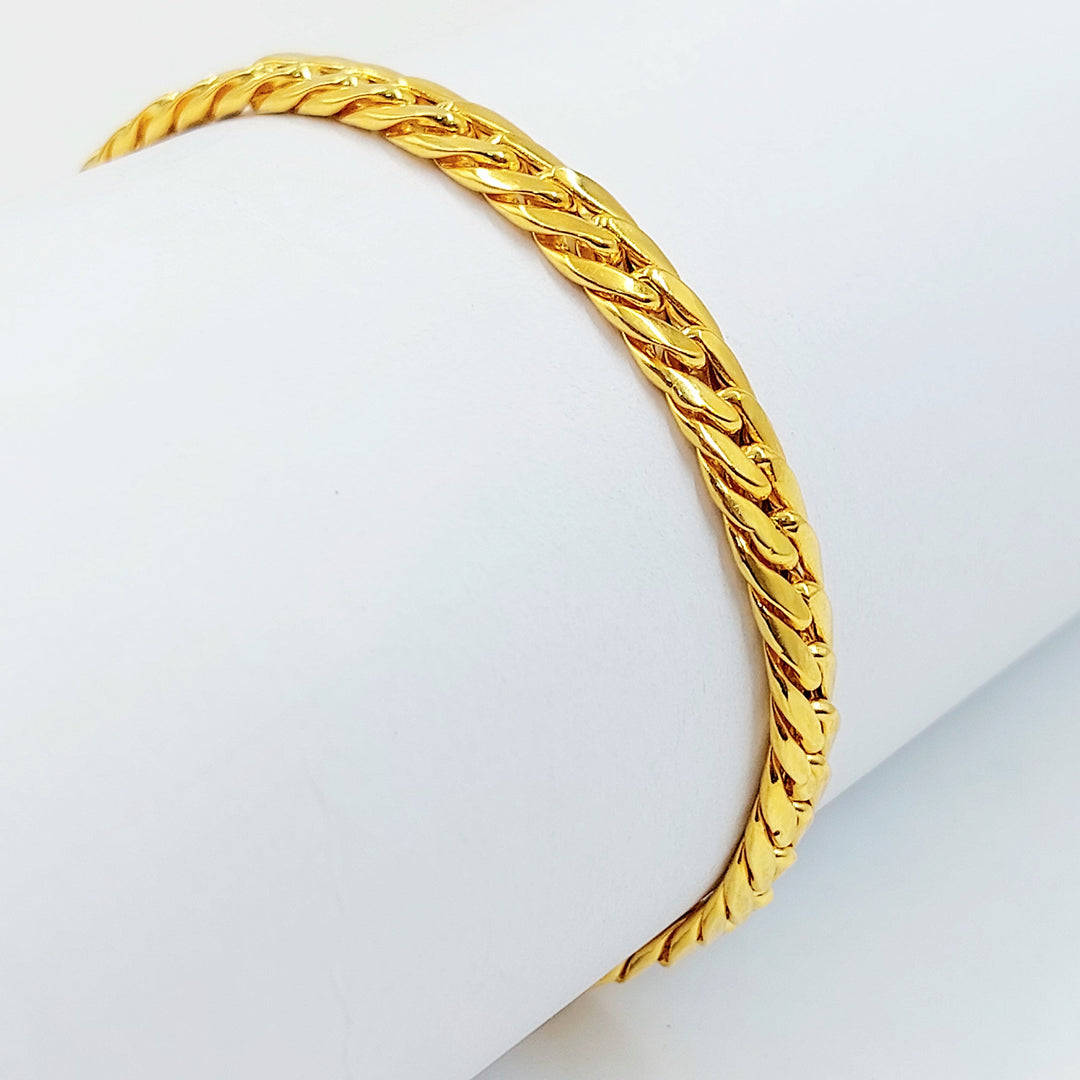 Deluxe Jessica Bracelet Made of 21K Gold by Saeed Jewelry 
