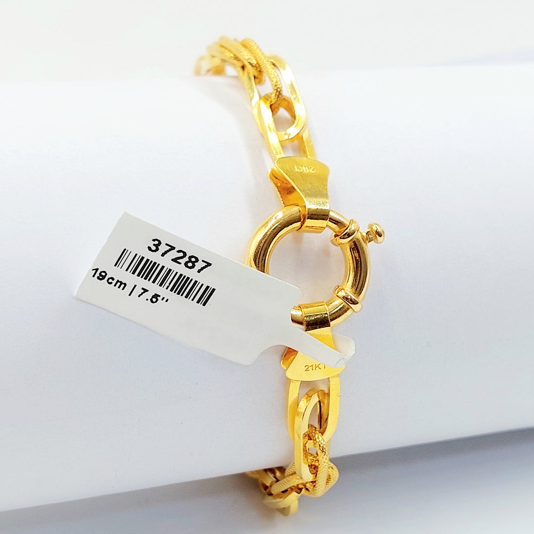 Deluxe Virna Bracelet Made of 21K Gold by Saeed Jewelry 