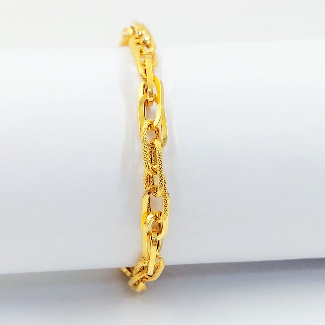 Deluxe Virna Bracelet Made of 21K Gold by Saeed Jewelry 