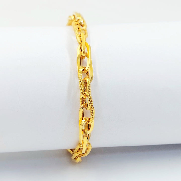 Deluxe Virna Bracelet Made of 21K Gold by Saeed Jewelry 