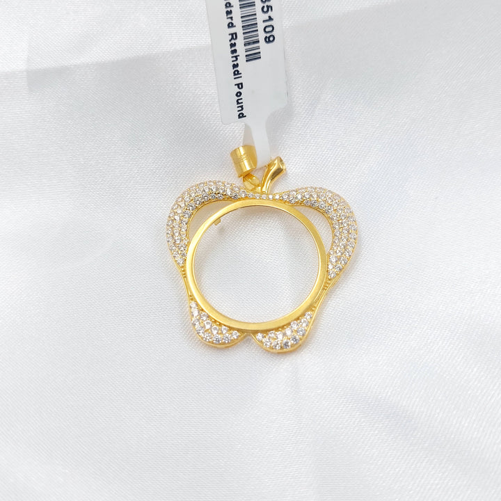 21K برواز رشادي مرصع-مجوهرات الشيخ سعيد-Saeed Jewelry 