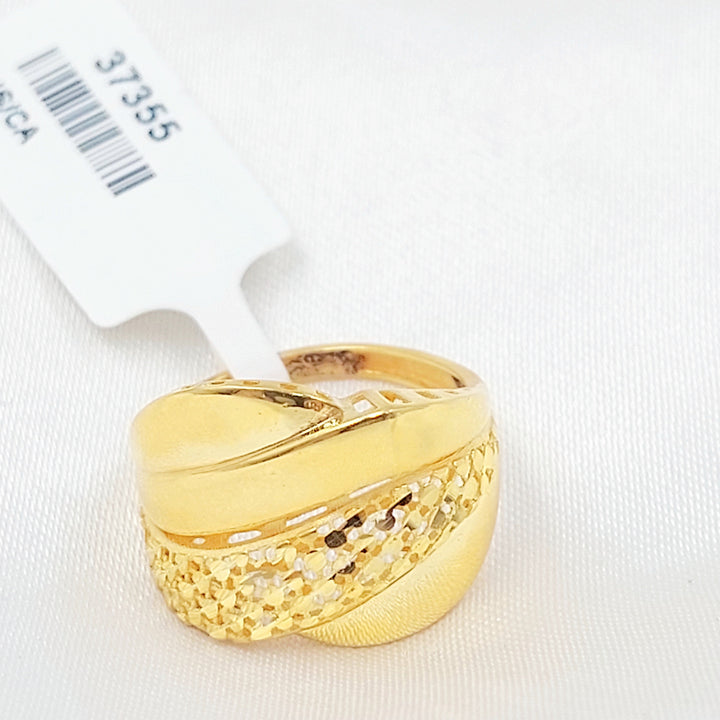 Deluxe Ring Made of 21K Gold by Saeed Jewelry 