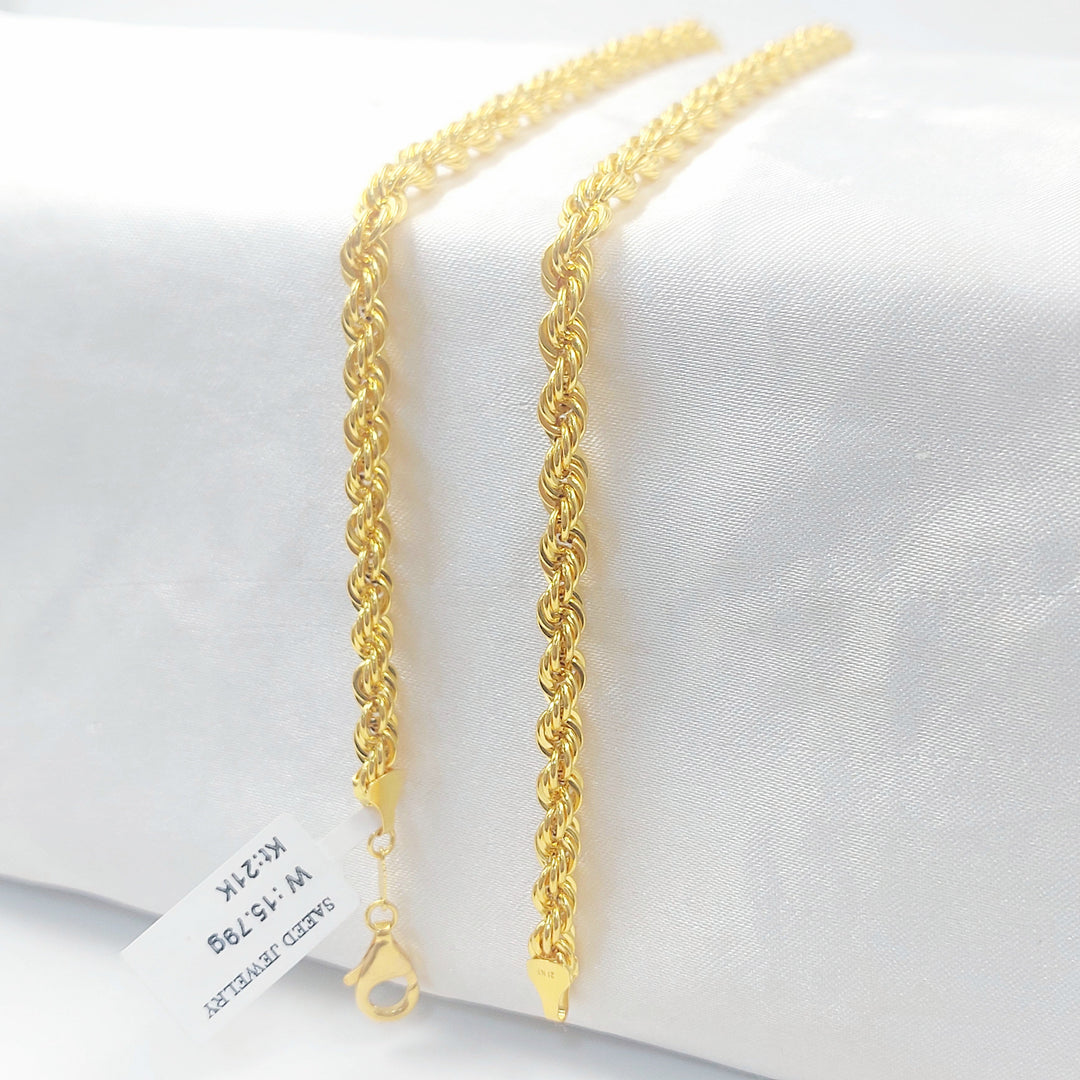 21K سنسال جدل 5mm-مجوهرات الشيخ سعيد-Saeed Jewelry 