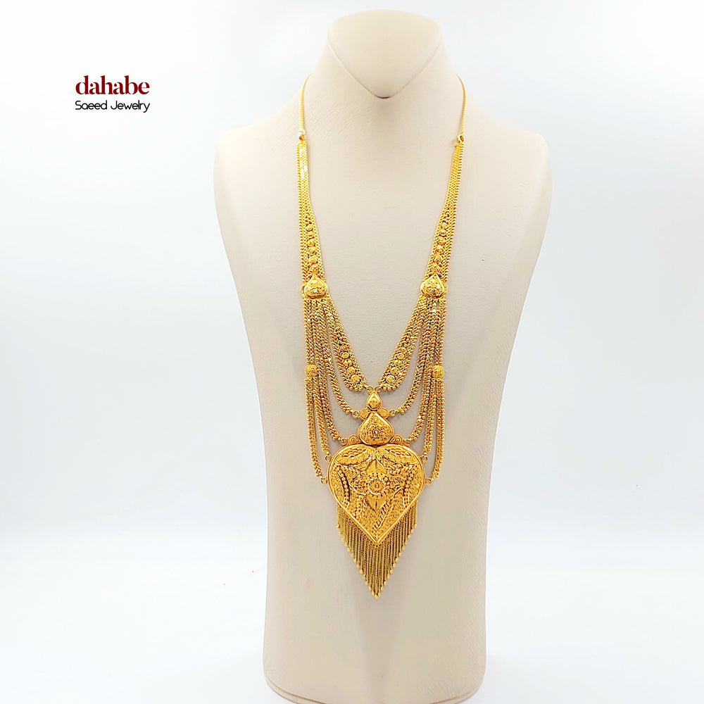 21K شال هندي-مجوهرات الشيخ سعيد-Saeed Jewelry 