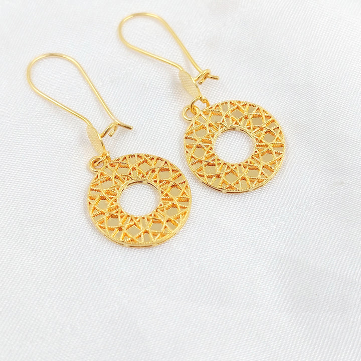 Deluxe Shankle Earrings Made of 21K Gold by Saeed Jewelry 