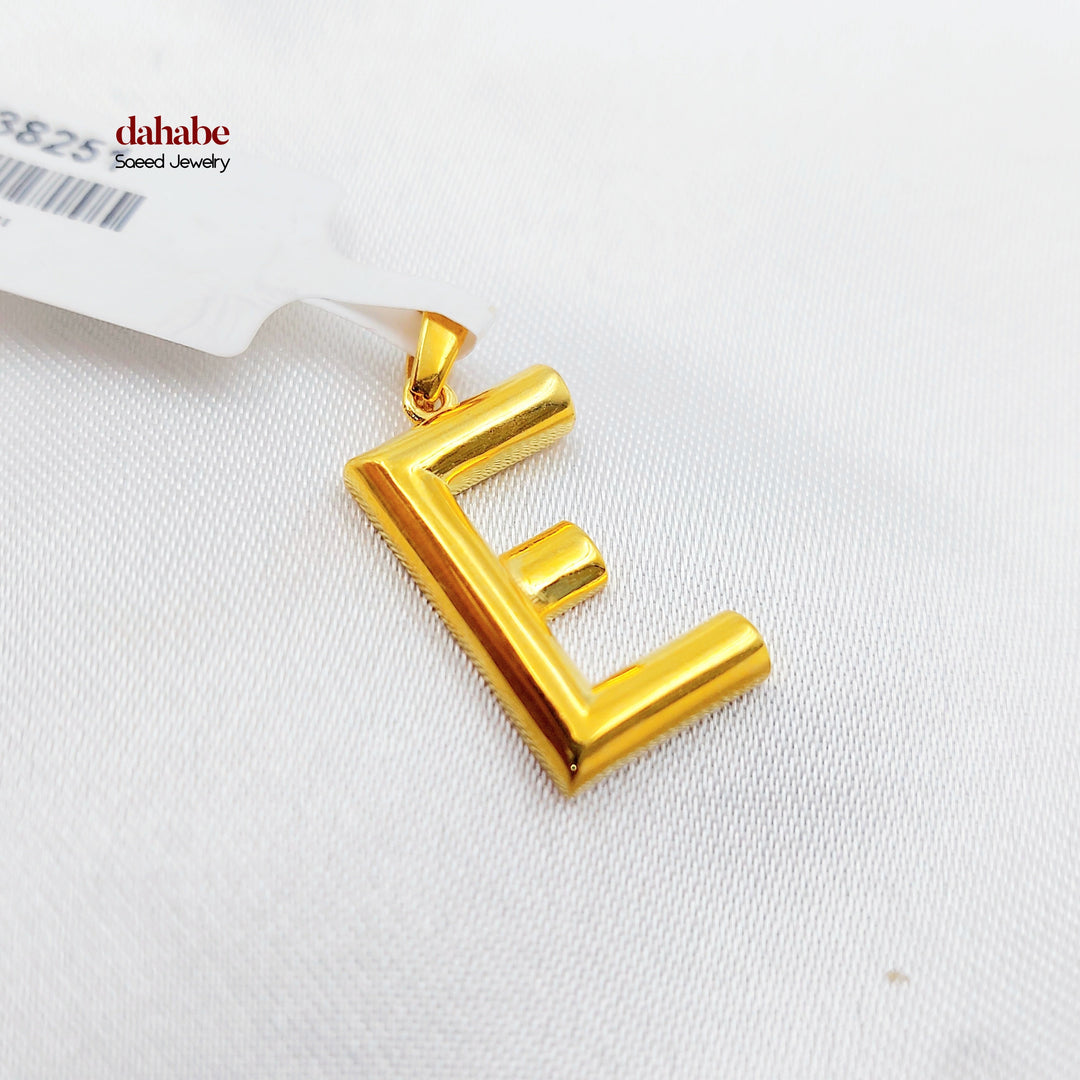 E Letter Pendant