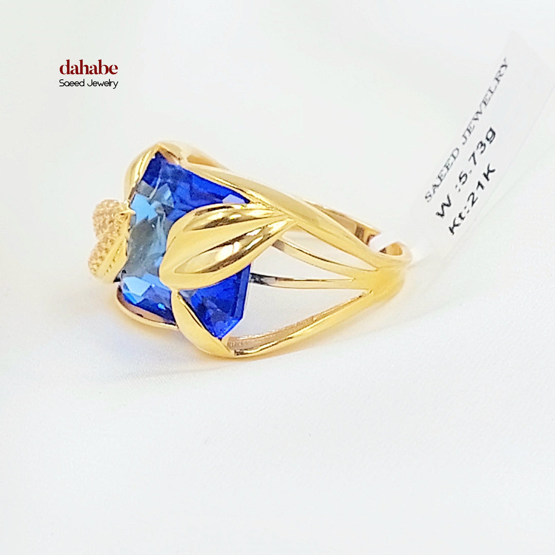 Zircon Studded Deluxe Ring
