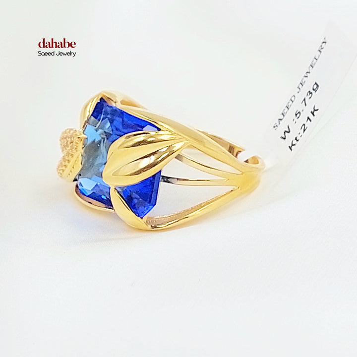 Zircon Studded Deluxe Ring