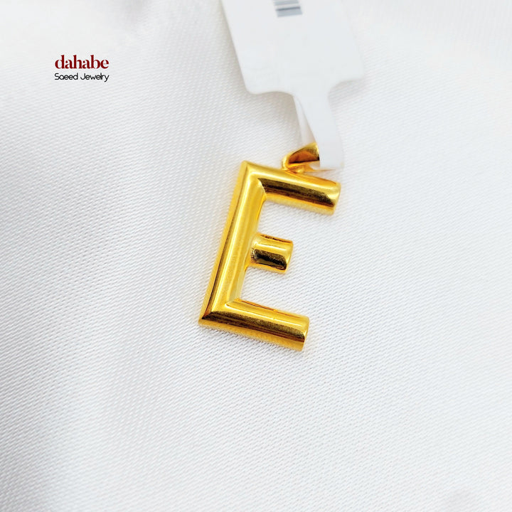 E Letter Pendant