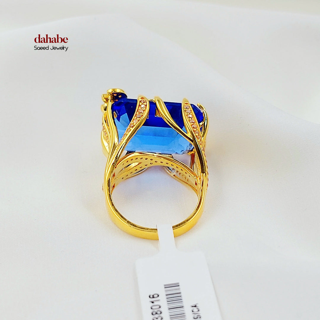 Zircon Studded Deluxe Ring
