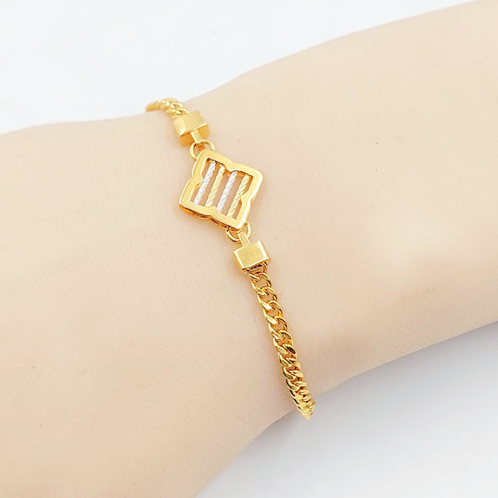 Deluxe Bracelet Made of 21K Gold by Saeed Jewelry 
