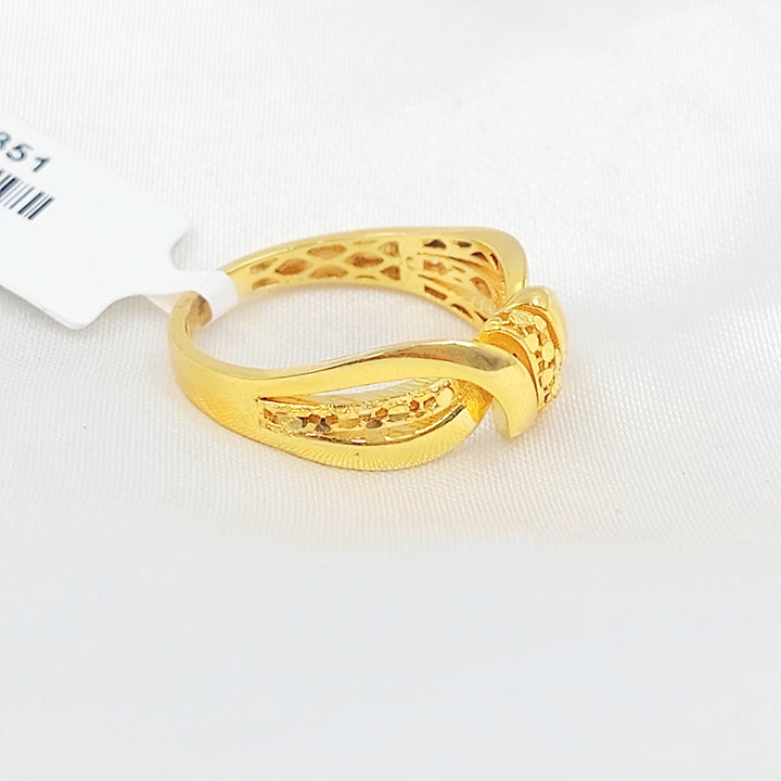 Deluxe Ring Made of 21K Gold by Saeed Jewelry 