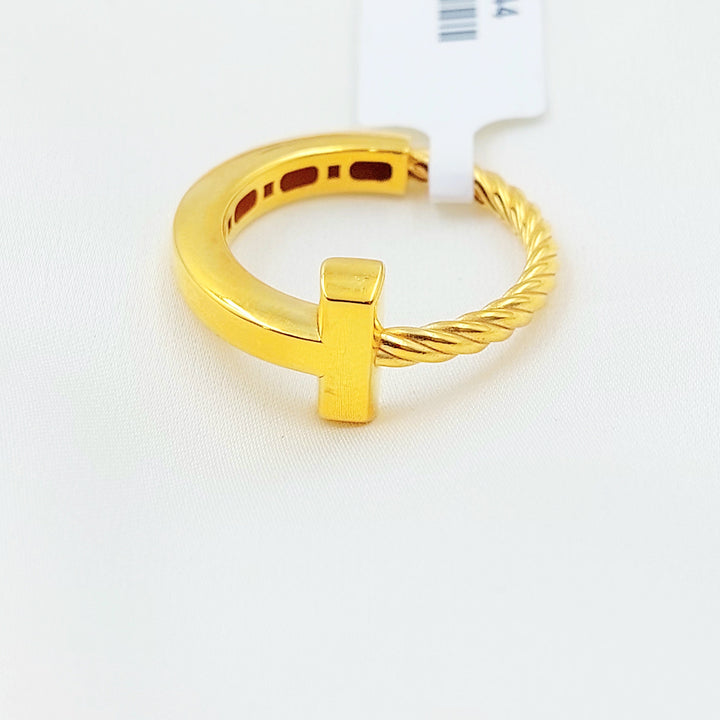 Deluxe Ring Made of 21K Gold by Saeed Jewelry 