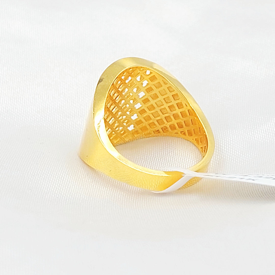 Deluxe Deluxe Ring Made of 21K Gold by Saeed Jewelry 