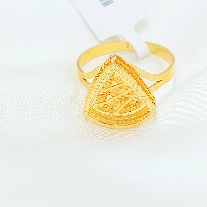 21K خاتم اكسترا-مجوهرات الشيخ سعيد-Saeed Jewelry 