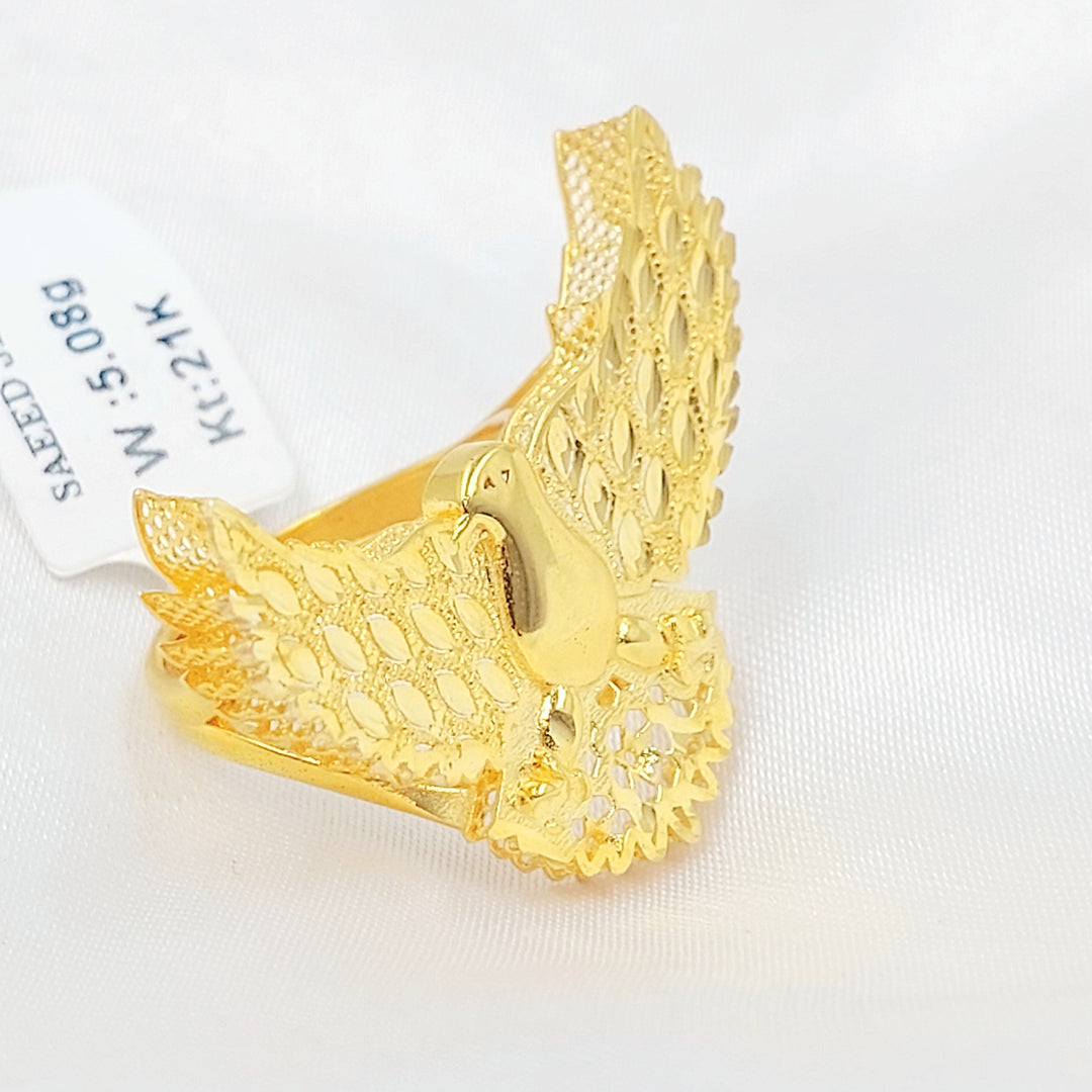 Deluxe Ring Made of 21K Gold by Saeed Jewelry 
