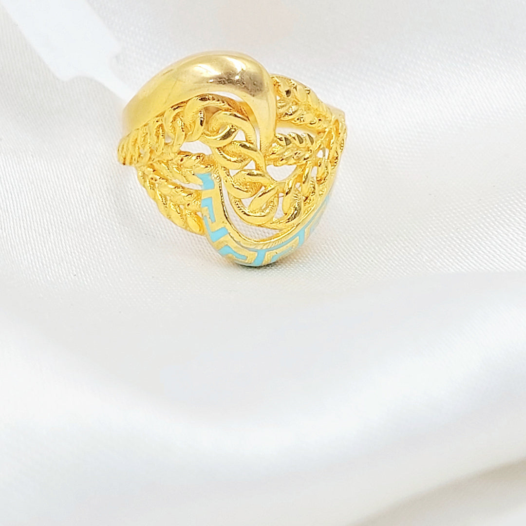 Enameled Deluxe Ring