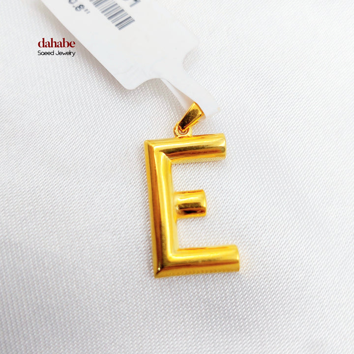 E Letter Pendant