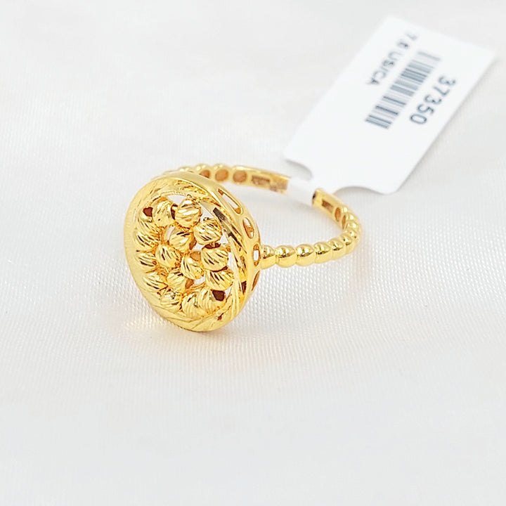 Deluxe Balls Ring Made of 21K Gold by Saeed Jewelry 