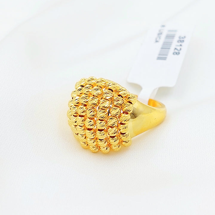 Deluxe Balls Ring Made of 21K Gold by Saeed Jewelry 