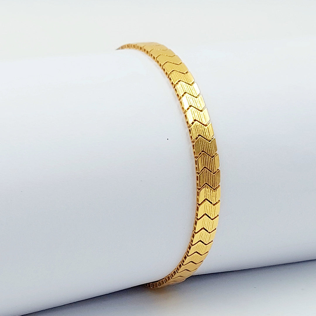21K اسوارة افعى-مجوهرات الشيخ سعيد-Saeed Jewelry 