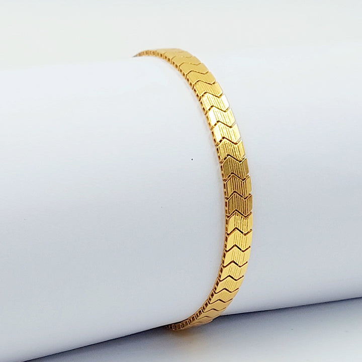 21K اسوارة افعى-مجوهرات الشيخ سعيد-Saeed Jewelry 