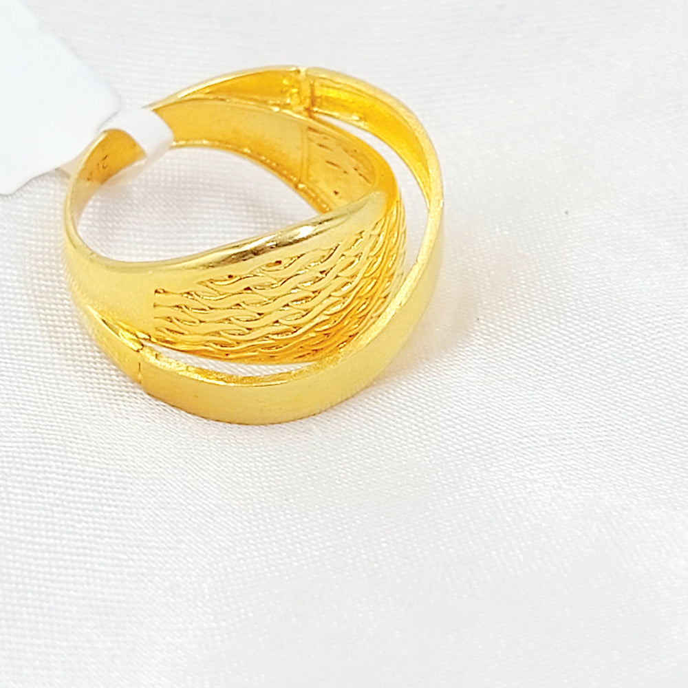 Deluxe Ring Made of 21K Gold by Saeed Jewelry 