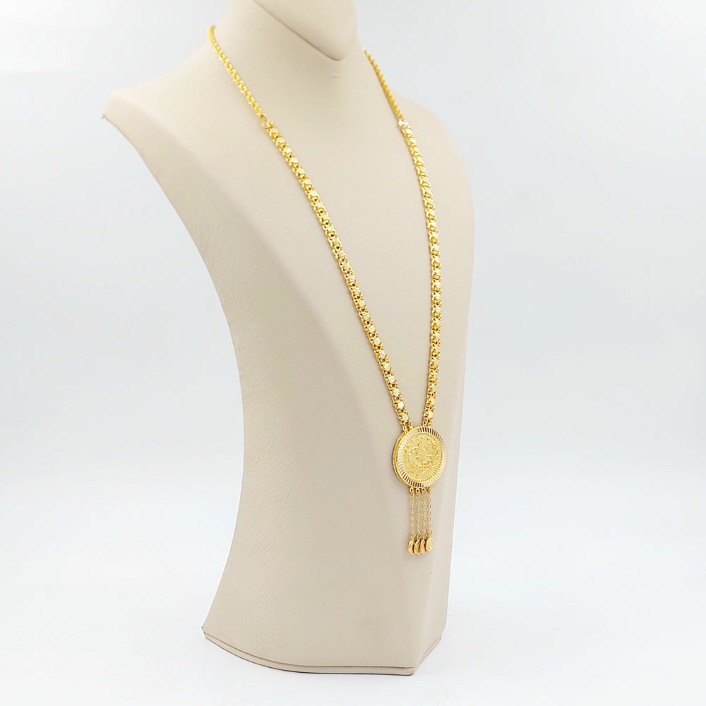 Deluxe Rashadi Necklace Made of 21K Gold by Saeed Jewelry 