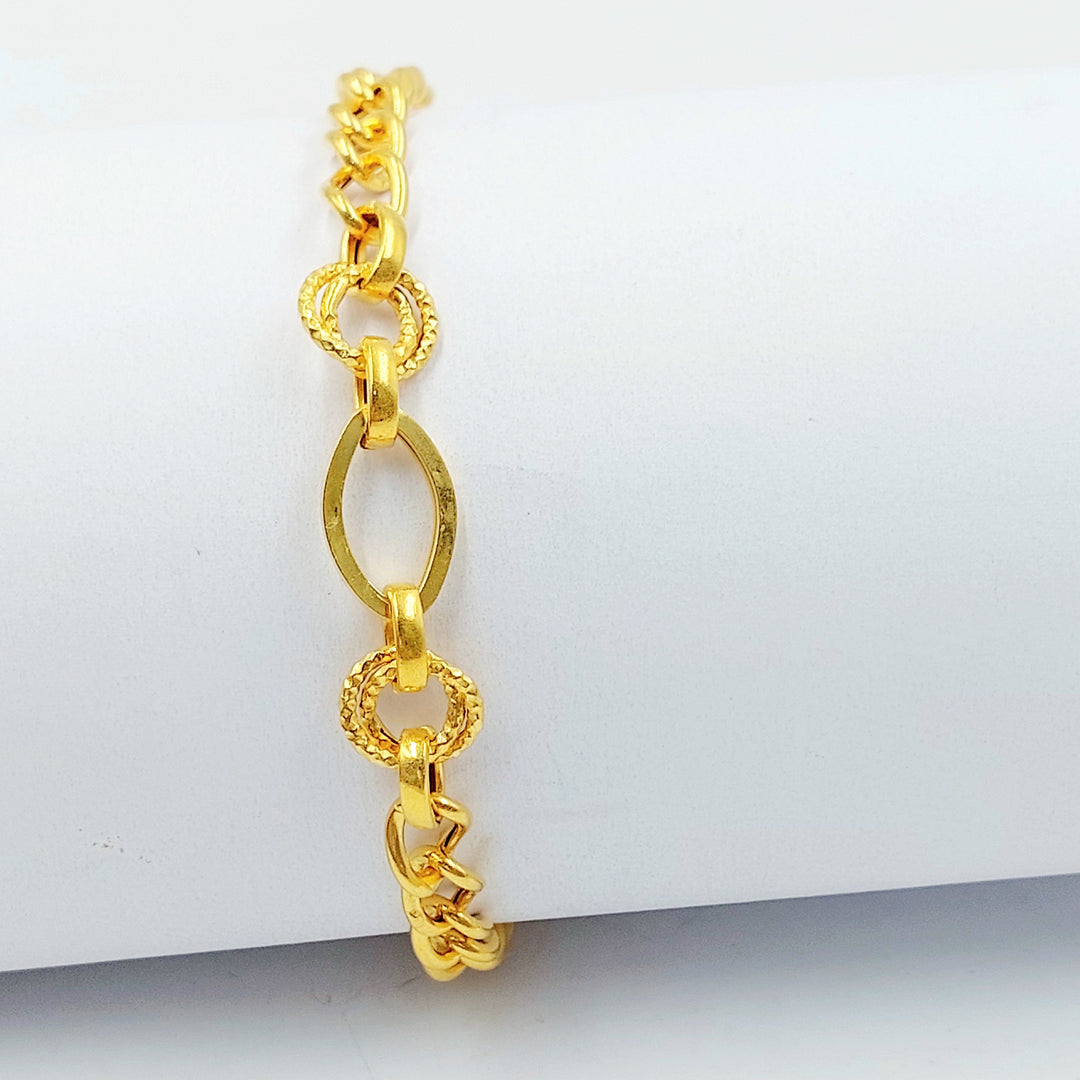 21K اسوارة جنزير اكسترا-مجوهرات الشيخ سعيد-Saeed Jewelry 