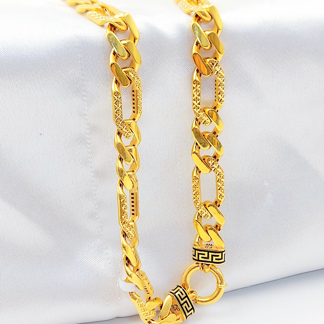 Enameled Cuban Links Necklace
