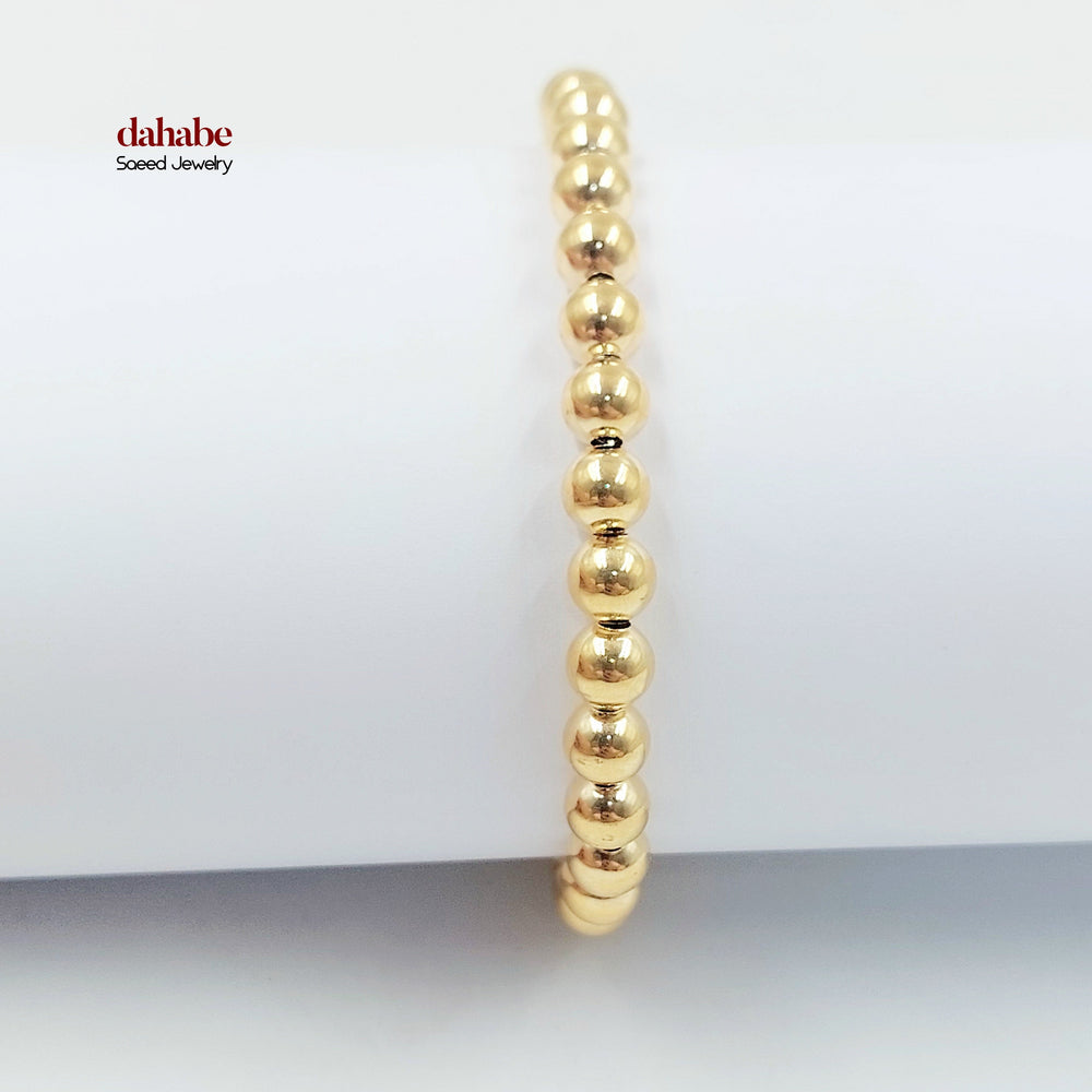 18K اسوارة طابات-مجوهرات الشيخ سعيد-Saeed Jewelry 