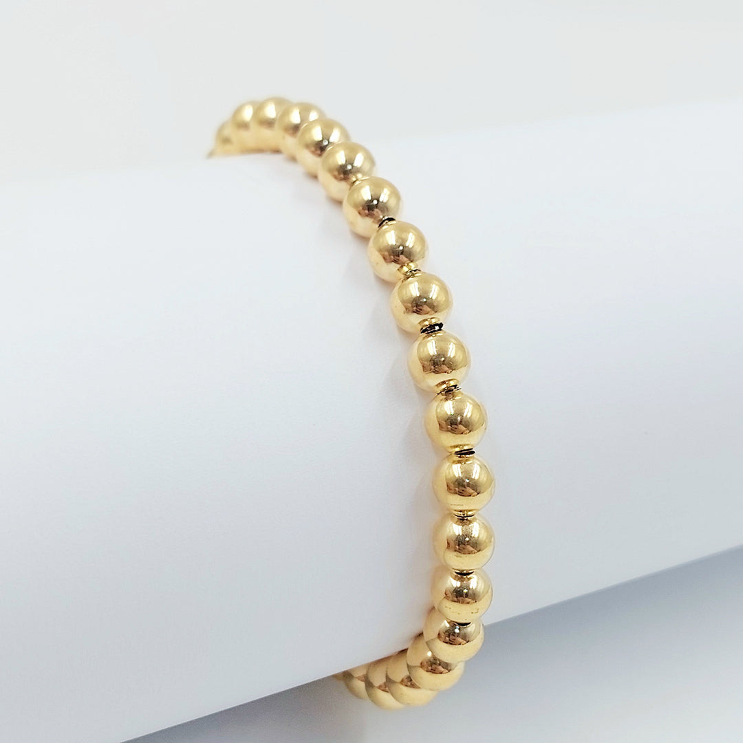 18K اسوارة طابات-مجوهرات الشيخ سعيد-Saeed Jewelry 