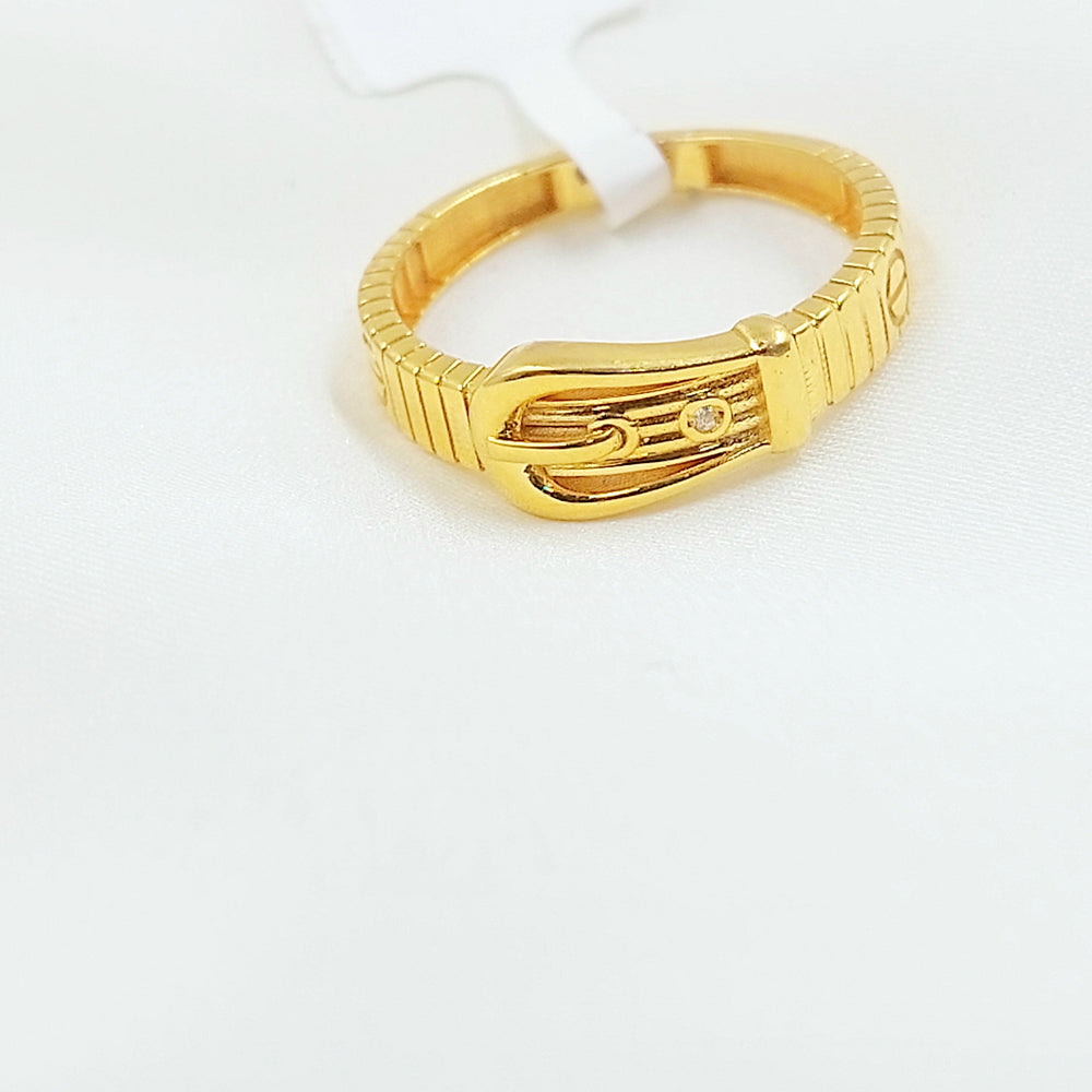 21K خاتم حزام-مجوهرات الشيخ سعيد-Saeed Jewelry 