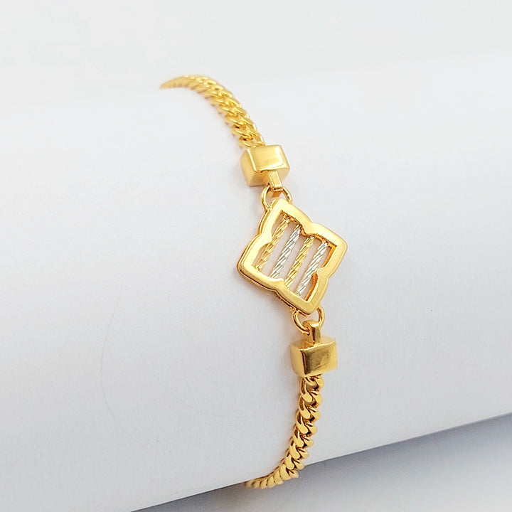 Deluxe Bracelet Made of 21K Gold by Saeed Jewelry 