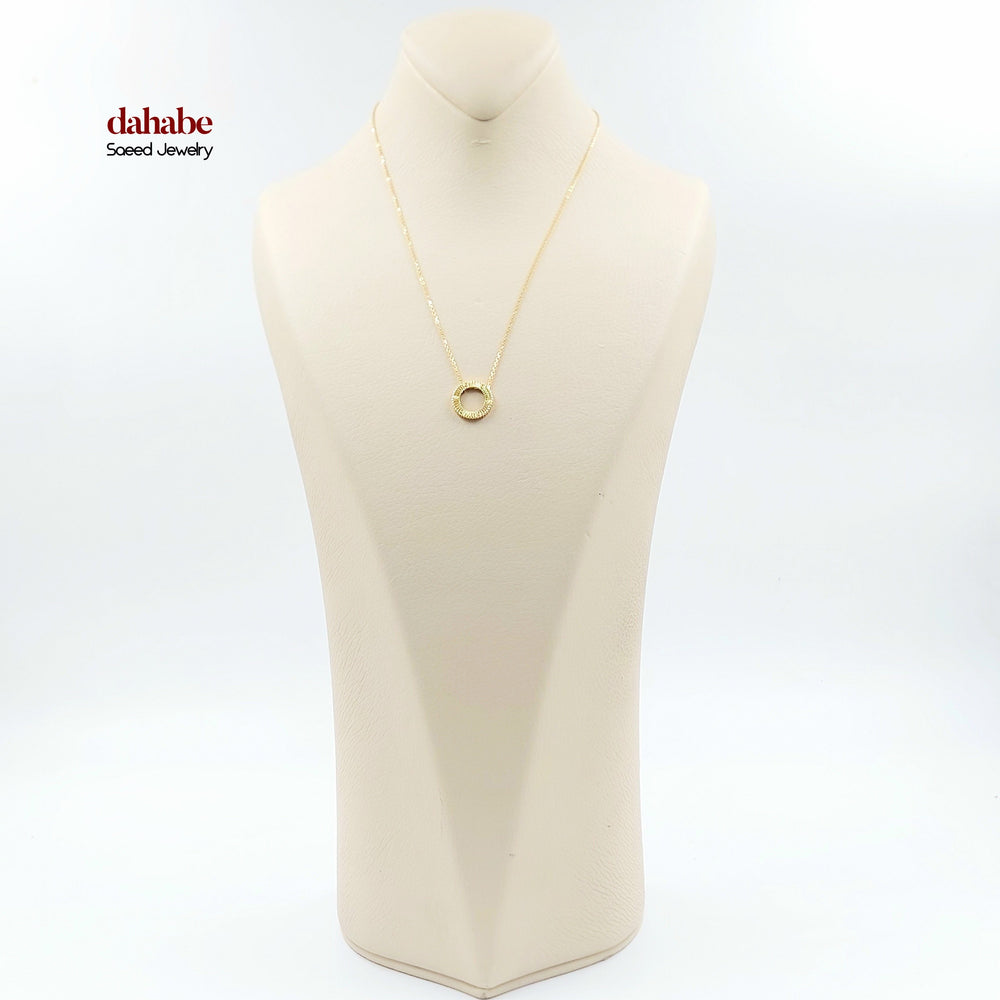 21K عقد فيجارو اكسترا-مجوهرات الشيخ سعيد-Saeed Jewelry 