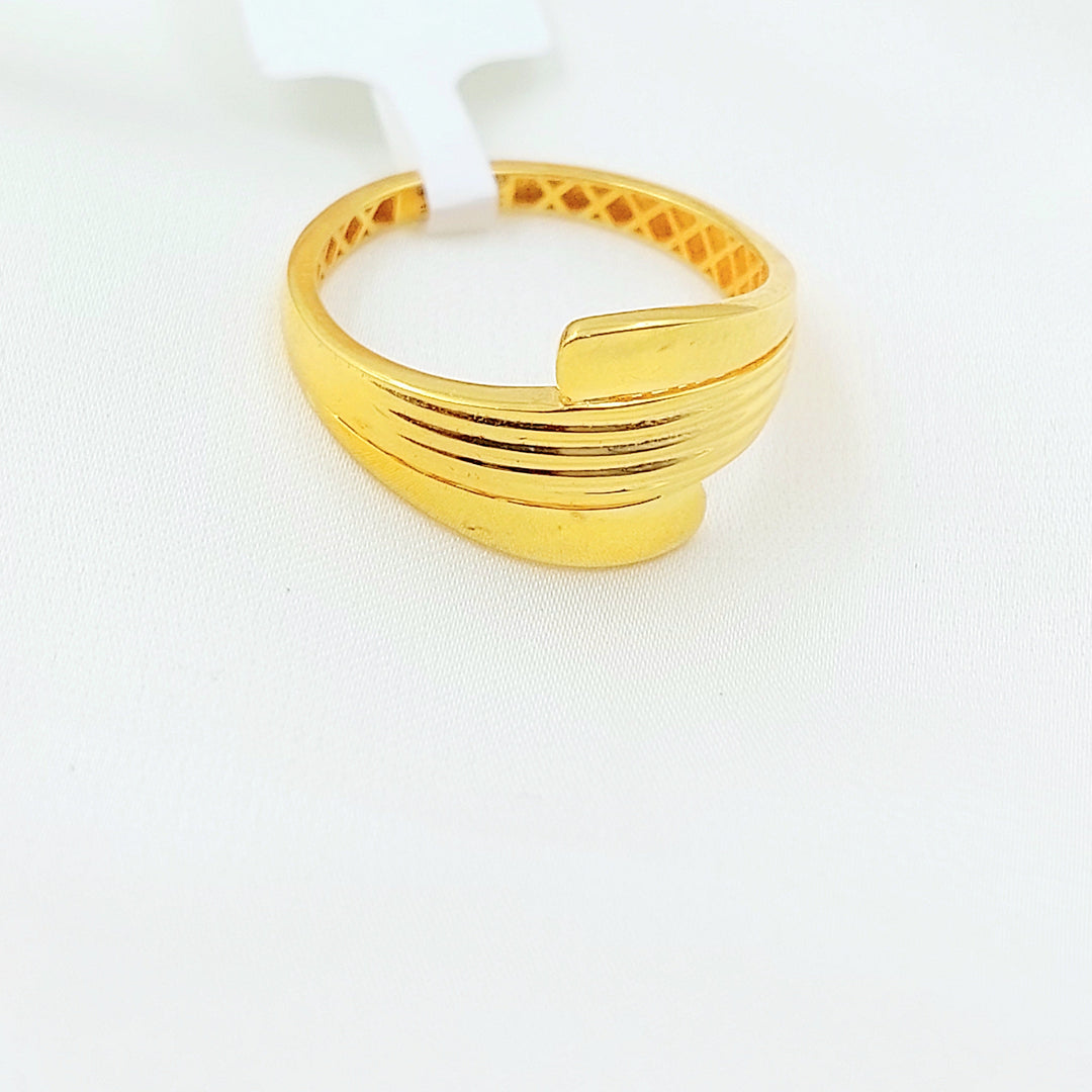 Deluxe Ring Made of 21K Gold by Saeed Jewelry 