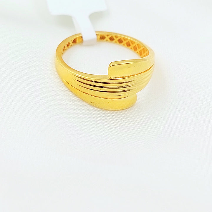 Deluxe Ring Made of 21K Gold by Saeed Jewelry 