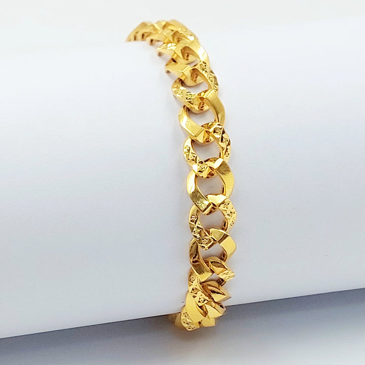Engraved Cuban Links Bracelet