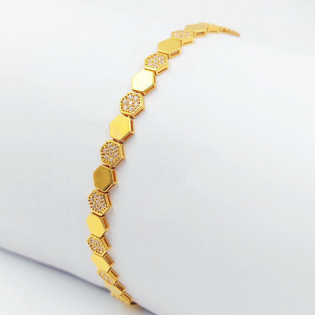 Zircon Studded Deluxe Bracelet