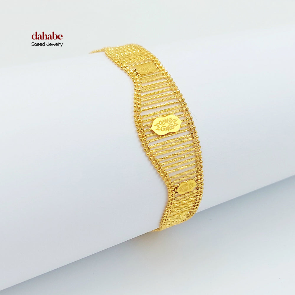 21K اسوارة اكسترا-مجوهرات الشيخ سعيد-Saeed Jewelry 
