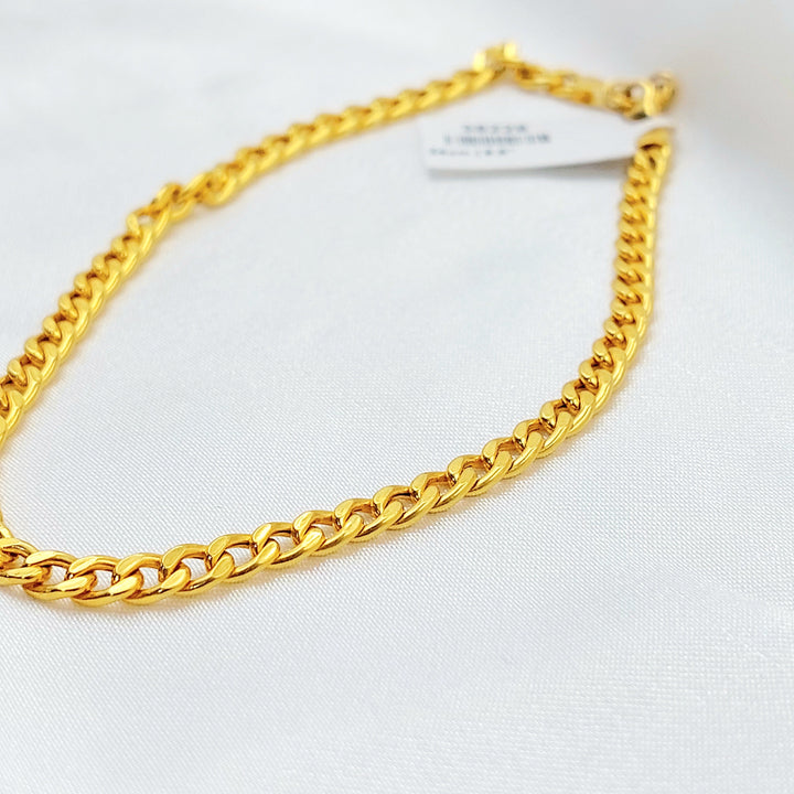 Eighths Cuban Links Anklet