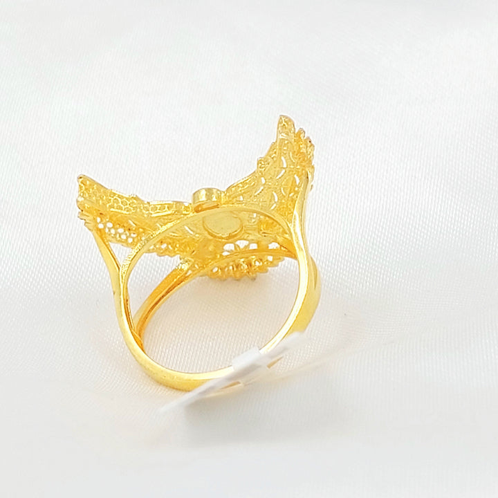 Deluxe Ring Made of 21K Gold by Saeed Jewelry 