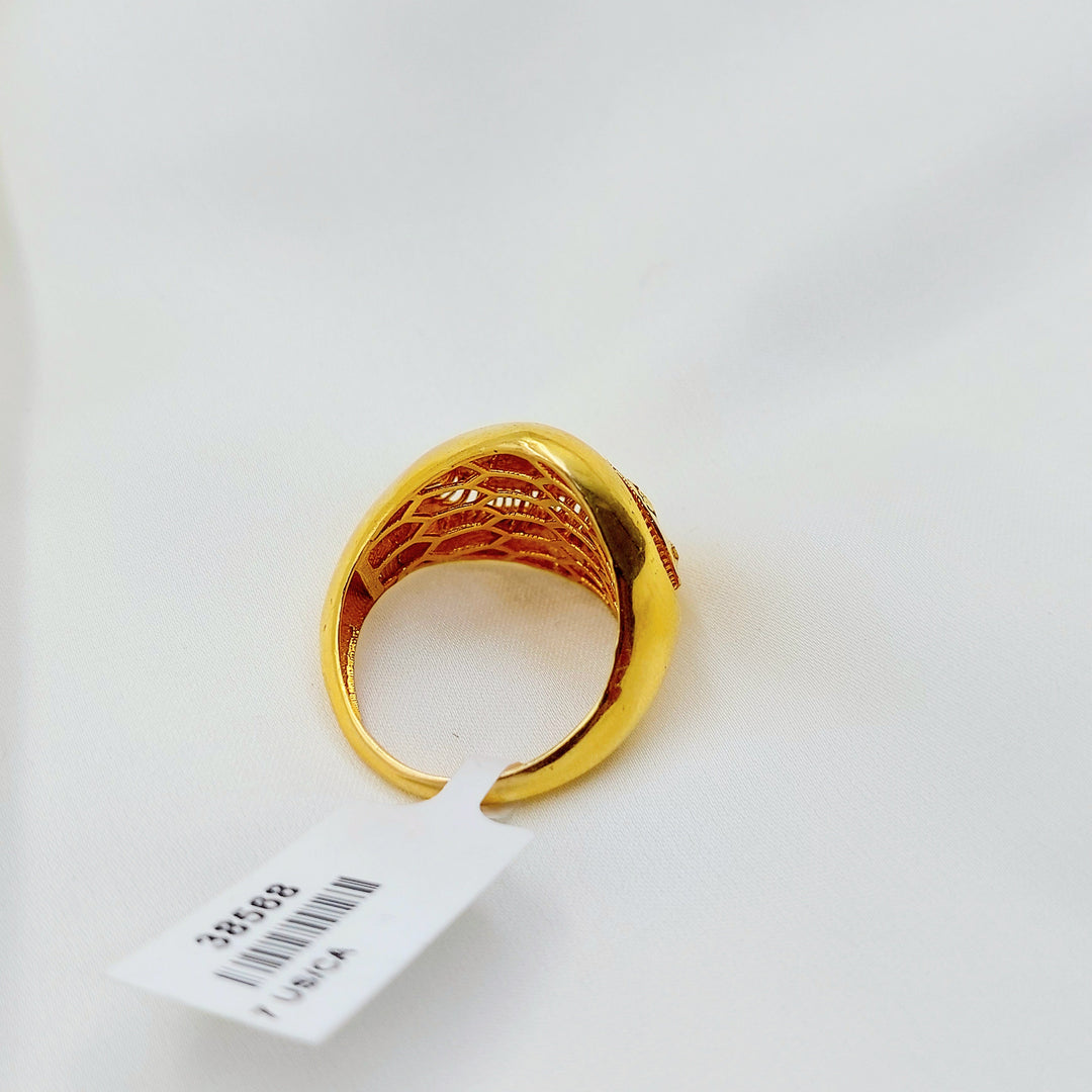 21K Gold Ottoman Signet Ring