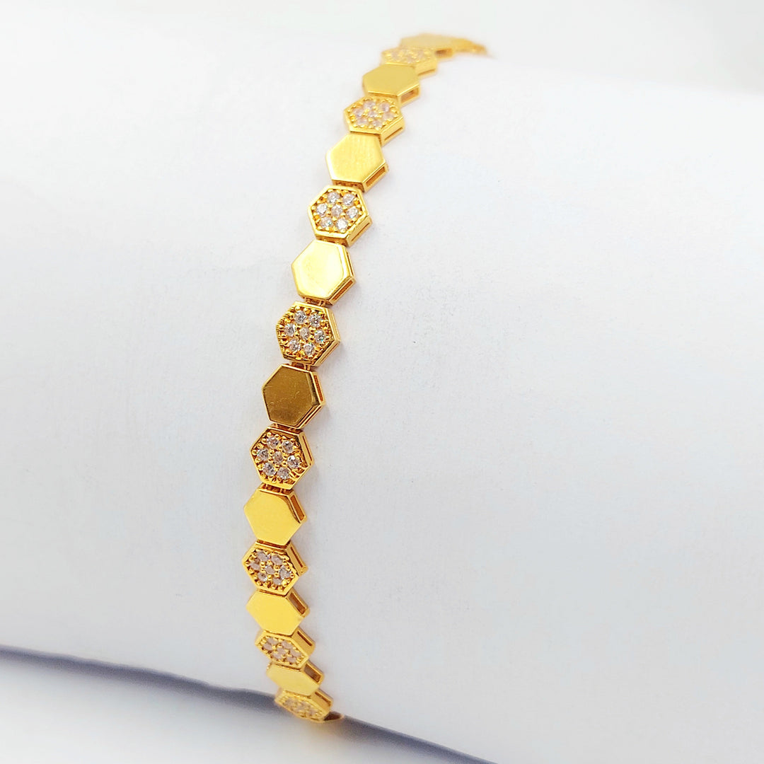 Zircon Studded Deluxe Bracelet