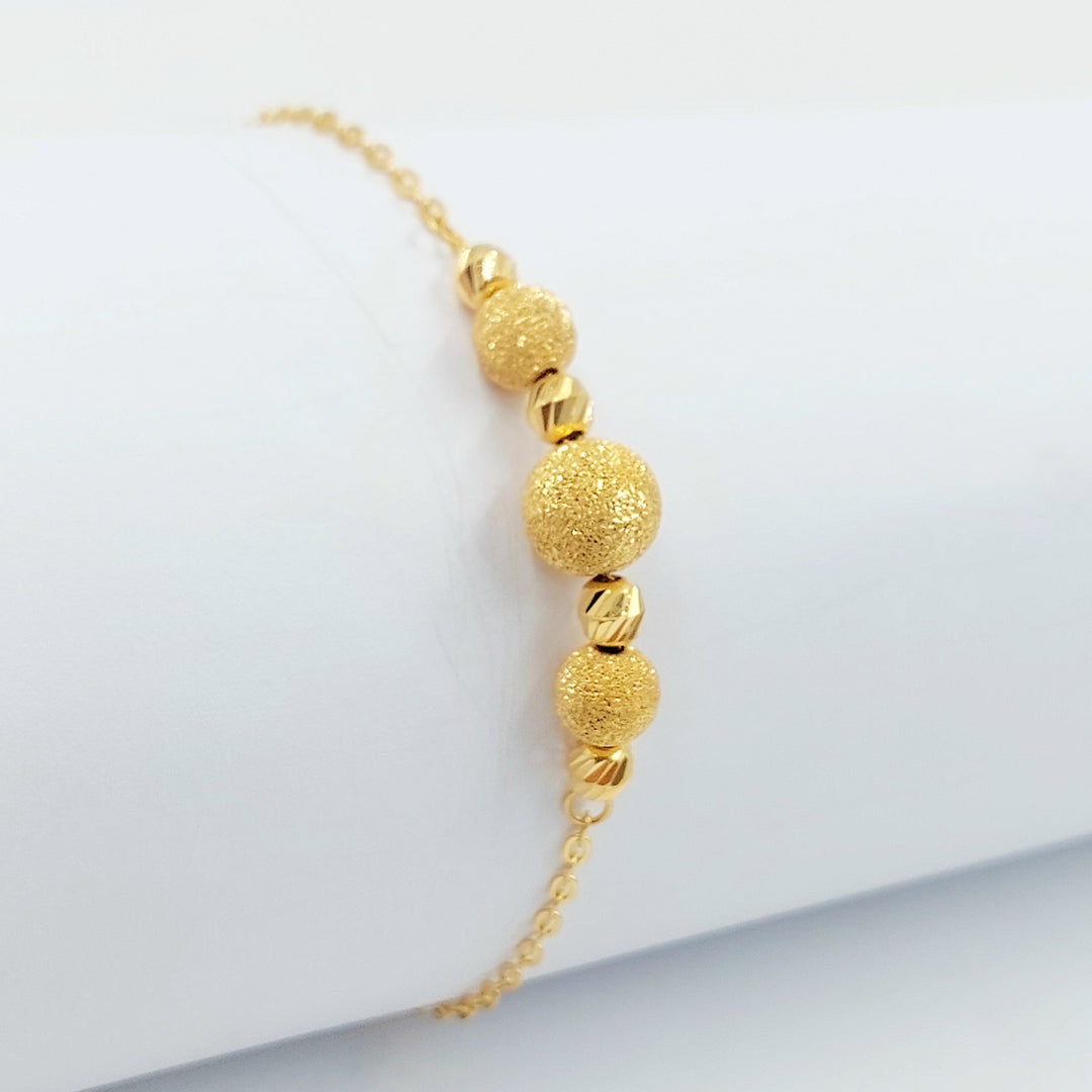 21K اسوارة طابات-مجوهرات الشيخ سعيد-Saeed Jewelry 