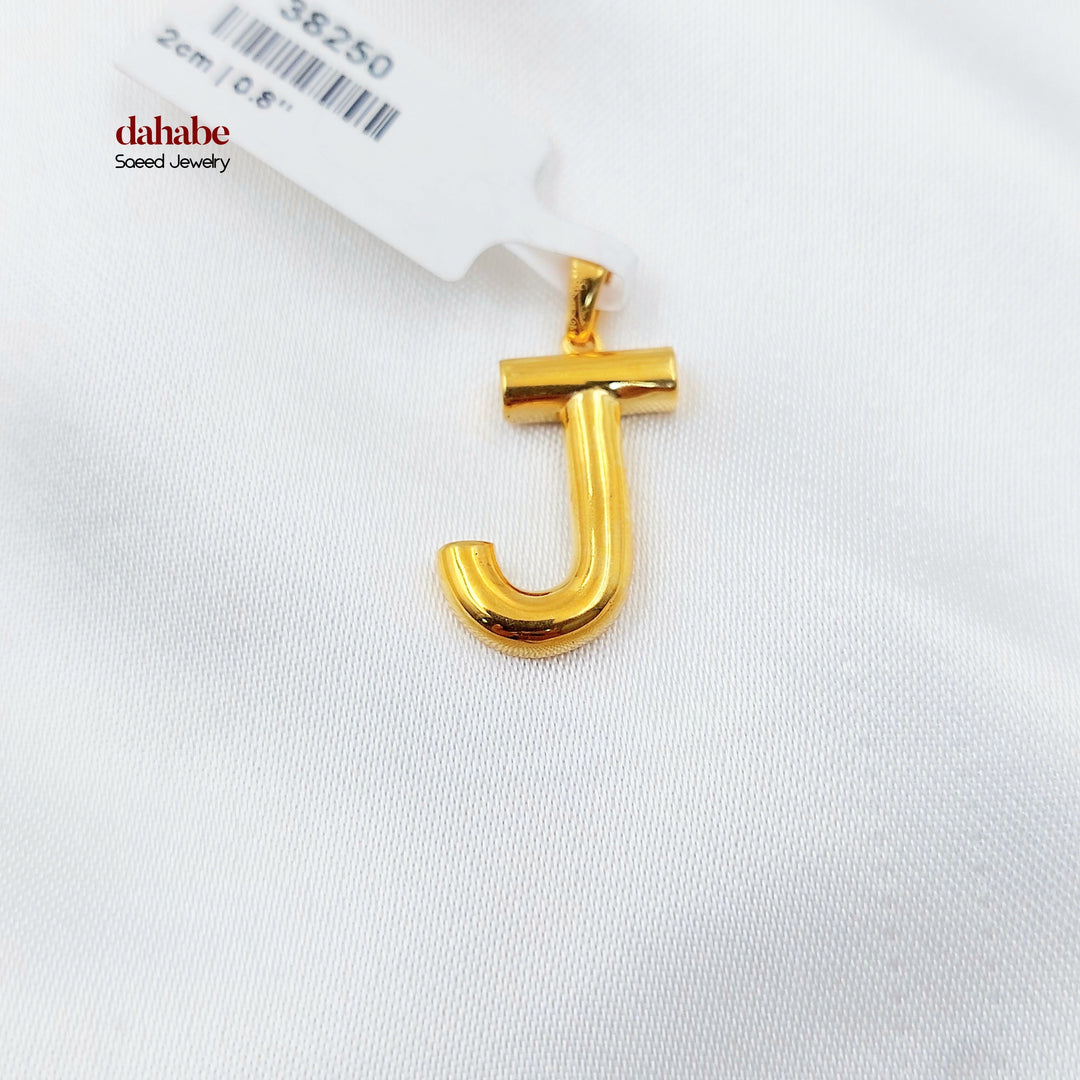 J Letter Pendant