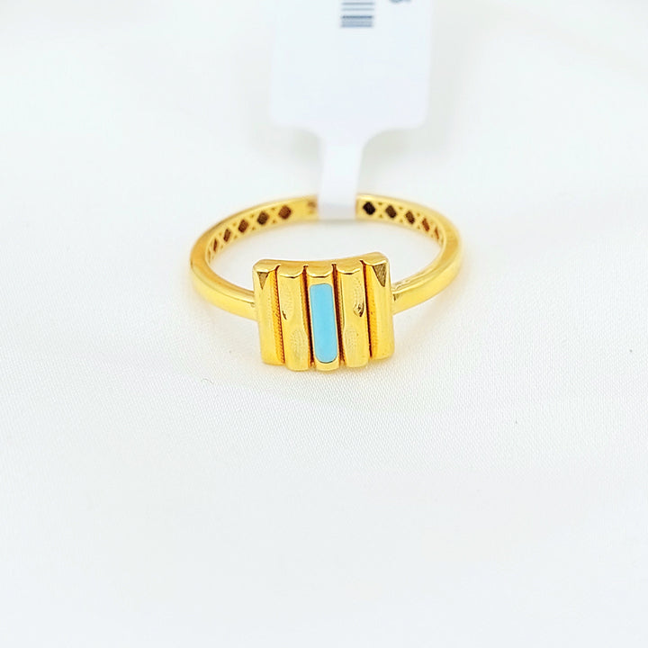 Deluxe Ring Made of 21K Gold by Saeed Jewelry 