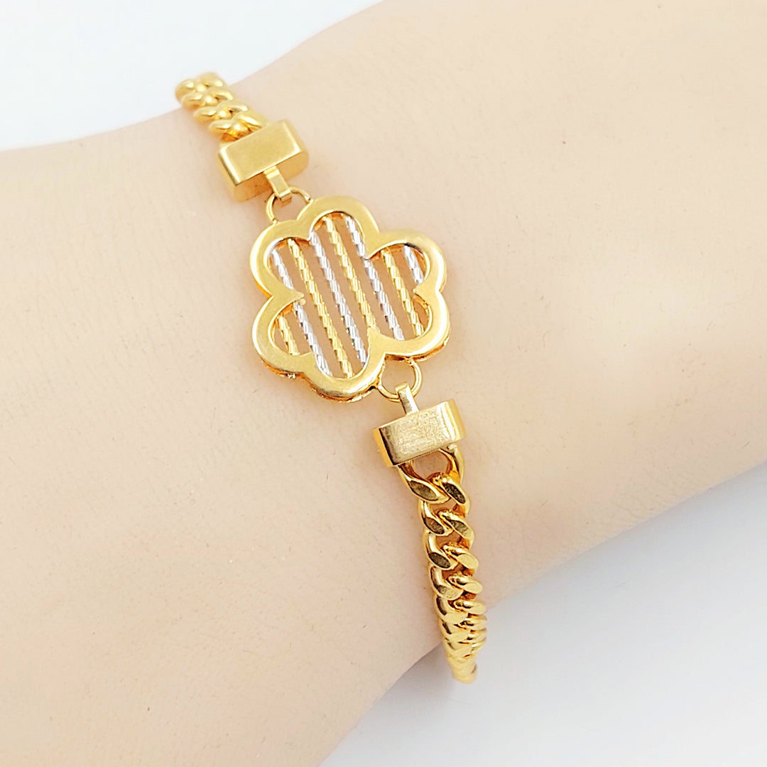 Deluxe Bracelet Made of 21K Gold by Saeed Jewelry 